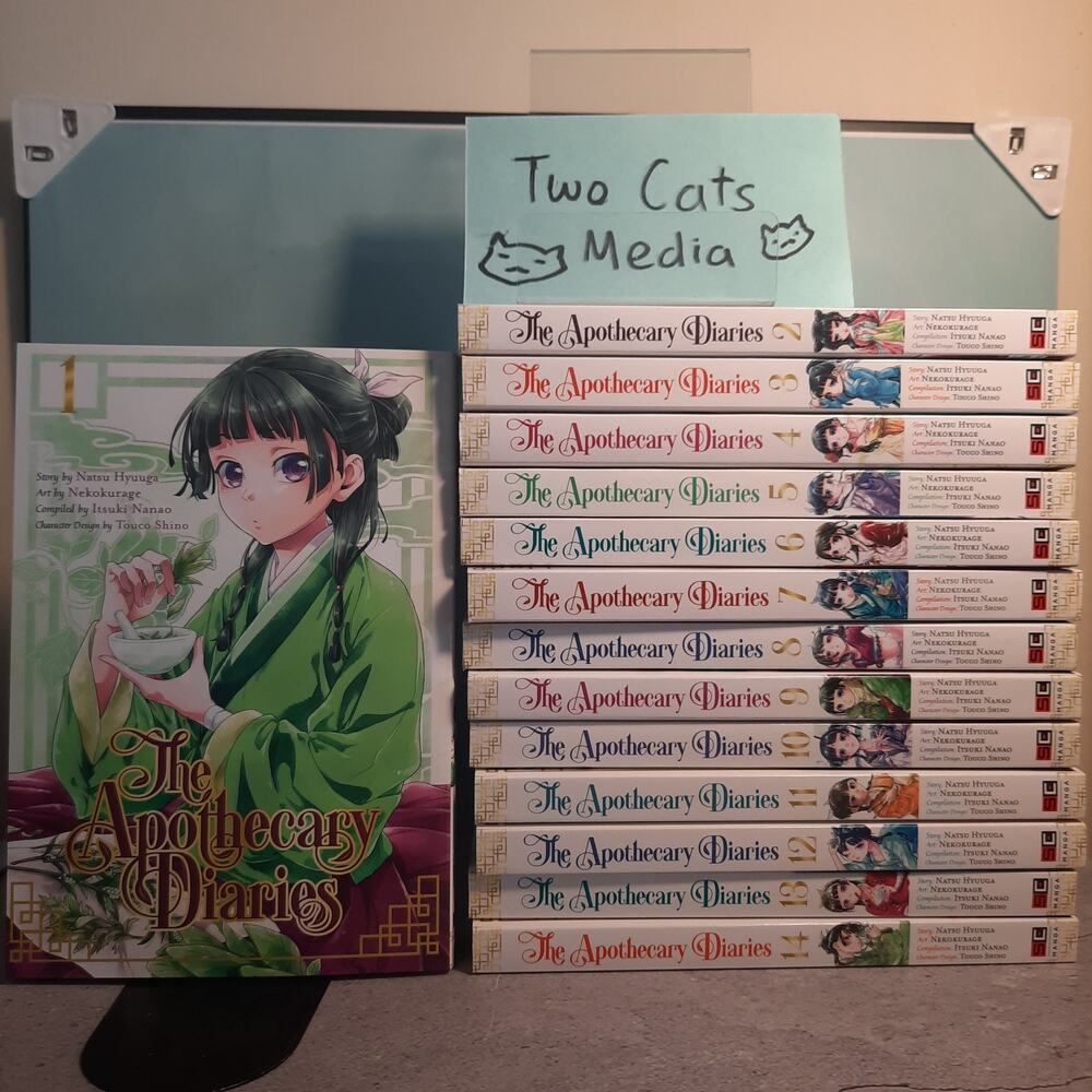 📚 The Apothecary Diaries Vol. 1-14 Official English Manga Bundle